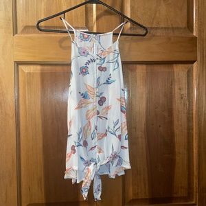Floral tank top